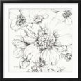 thumbnail image 2 of Art.com Summer Bloom III BW Art Print by Lisa Audit, Black Frame Wall Art, 21" x 21", 2 of 5