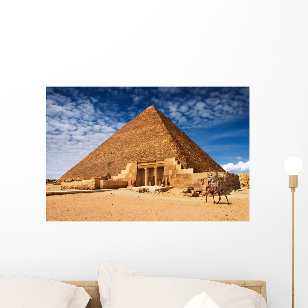 Egyptian Pyramid Wall Mural by Wallmonkeys Peel and Stick Graphic (24 ...