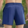 thumbnail image 5 of QSAWXQZ Men's Quick Dry Athletic Shorts with Pockets Texture Lightweight Breathable Elastic Waist Activewear for Running Workout M, 5 of 9
