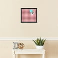 thumbnail image 3 of PinPix 15x13 Custom Cork Bulletin Board  Poster Board Has a Fabric Style Canvas Finish, Framed in Retro Patterns, by ArtToFrames (PinPix-237), 3 of 5