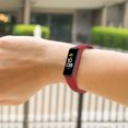 thumbnail image 3 of Correa de silicona suave compatible con Samsung Galaxy Fit 2 R220 pulsera deportiva inteligente de repuesto, 3 of 4