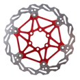 thumbnail image 1 of Disco de freno flotante para bicicleta de montaña, 160/180/203 mm, accesorio para ciclismo (rojo, 180 mm), 1 of 10
