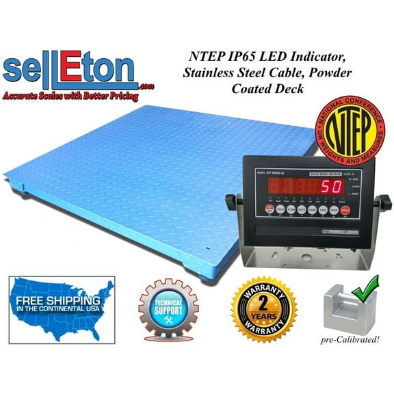 NEW NTEP Legal Industrial warehouse 40" x 40" Floor scale pallet 10,000 x 2 lb