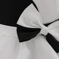 thumbnail image 6 of Bearichfupo Toddler Girls Fly Sleeve Bowknot Patchwork Color Ruffles Pageant Gown Party Evening Dress Wedding Dress For Children Clothes Fashion, Sizes 6-12 Months, 6 of 6