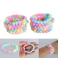 thumbnail image 2 of Children's Beaded Bracelets-10 Pieces-girls' Toy Jewelry Wristbands-various Colors-cute Birthday Gifts Party Decorations, 2 of 8
