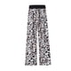 thumbnail image 4 of Sexy Dance Pantalones de salón Palazzo de talla grande para mujer, pantalones de pijama informales holgados de leopardo, ropa de dormir, 4 of 4