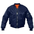 thumbnail image 1 of Rothco Ma-1 Veste de Vol, Bleu Marine, 3X, 1 of 4