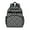 Gray Black Checkered, variant on Green Black Checkerboard Checkered Pattern Backpack for School,Cute School Bag,Schoolbag with Adjustable Shoulder Straps & Padded Back,15.25"x11.5"x5.25"