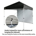 thumbnail image 6 of CROWN SHADES 8x8 Pop Up Canopy with 1 Side Wall One Push Setup Easy Outdoor Sun Shade for Events Parties Camping Black, 6 of 6