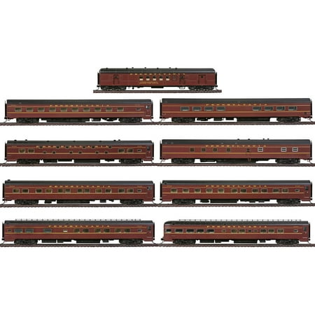 Walthers HO Scale Pennsylvania/PRR Broadway Limited 9-Car 