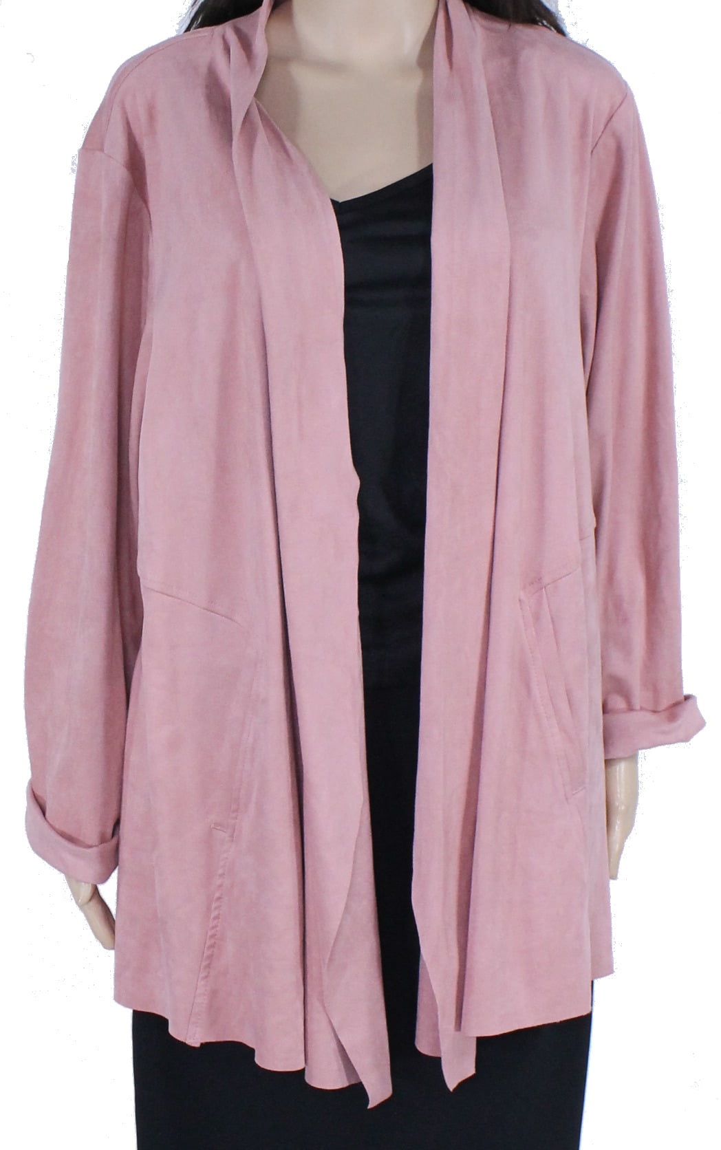 suede cardigan womens