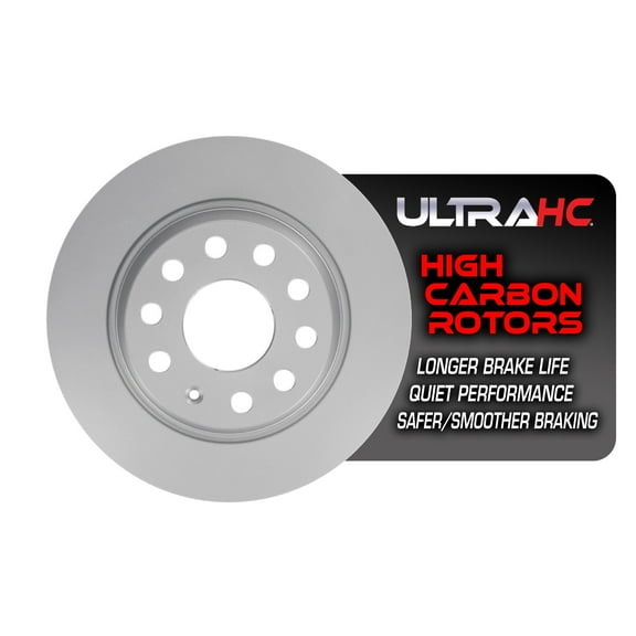 UltraHC Coated High Carbon Brake Rotor, Rear UR004096, Volkswagen Tiguan 2017-2009