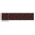 thumbnail image 2 of Ambesonne Feminine Fabric by the Yard Upholstery, Romantic Vintage Rose Art, 1 Yard, Charcoal Grey Black Red, 2 of 4