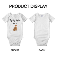 thumbnail image 3 of My Big Sister Is A Abyssinian Cat Funny Baby Clothing Bodysuits For Boy Girl, 3 of 5