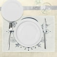thumbnail image 3 of Ambesonne Adventure Place Mats Set of 4, Boho Mountains Arrows, Standard Size, Dark Blue White, 3 of 6