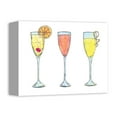 thumbnail image 2 of Creative Products Three Cocktails I 10 x 8 Canvas Wall Art, 2 of 5