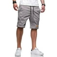 thumbnail image 6 of Cargo Shorts for Men Cotton Stretchy Soft Classic Cargo Stretch Short High Waisted Travel Casual Shorts Loose&nbsp;fit Summer Cargo Shorts with Pockets,Light Gray,S, 6 of 6