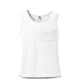 thumbnail image 1 of Distrito para mujer Juniors Vintage Lavar el tanque muscular - Blanco - Pequeño District Camiseta sin mangas, 1 of 1