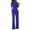 Blue, variant on Womens Clothes Clearance asdoklhq Womens Jumpsuits and Rompers,Solid Off Shoulder Short Sleeve With Belt Slim Jumpsuit