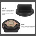 thumbnail image 4 of Car Fuel Tank Cap Car Gas Cap Cover Auto Fuel Tank Cap Easy Installation Fuel Cap 7x7cm Black, 4 of 6