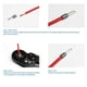 thumbnail image 2 of Kit de Terminales de FéRulas de Cable de 3800 Piezas, AWG 22-10 Conector de Terminal Cable Aislado Terminales de Pin de Cable Terminales para Electricidad, 2 of 5
