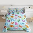 thumbnail image 2 of Manfei Kawaii Easter Egg Bedding Comforter Set, Colorful Polka Dots Twin Comforter Sets, Teens Boys Girls Kids Reversible Bedding Set, Super Cozy Room Decor, 2-Piece, 2 of 8