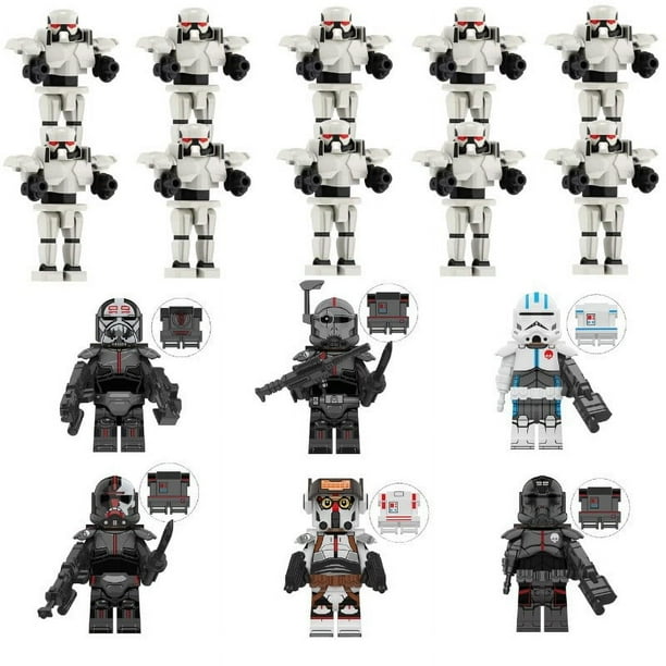 Set de 16 Minifiguras Espaciales de Bloques de Construcción - Figuras de Acción de Ciencia Ficción para Armar, Regalo para Niños y Coleccionistas