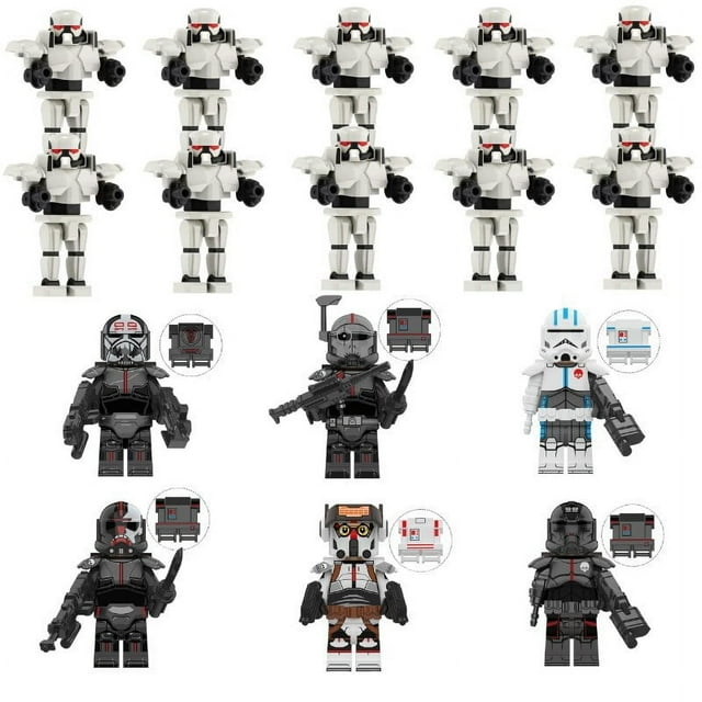 Set de 16 Minifiguras Espaciales de Bloques de Construcción - Figuras de Acción de Ciencia Ficción para Armar, Regalo para Niños y Coleccionistas