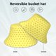thumbnail image 2 of Fotbe Cheese 1 Sombrero Tipo Pescador con Estampado – Sombrero de Sol de Algodón de Moda para Playa, Golf, Pesca, 2 of 6