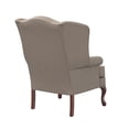 thumbnail image 5 of Bowery Hill Traditional Styled Fabric Wing Back Chair in Beige, 5 of 8