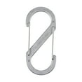 thumbnail image 3 of Nite Ize S-Biner Stainless Steel Dual Carabiner - Multi Purpose Dual Carabiner Clip - Great for Camping Supplies & Hiking Essentials - Secure Key Holder - Size 5, Stainless Steel (4 Pack), 3 of 6