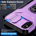 thumbnail image 4 of Funda para GANGXUN iPhone X - Soporte metálico, Función magnética, Morado, 4 of 5