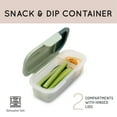 thumbnail image 2 of Melii Dip Container for Adults and Kids Sage & Cactus Fern Total Capacity 10.8oz/320ml, 2 of 5