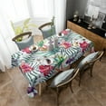 thumbnail image 4 of Tropical Plant Leaf Flower Table Cloth Waterproof Dining Tablecloth Kitchen Decorative Coffee Cuisine Party Table Cover, 4 of 6