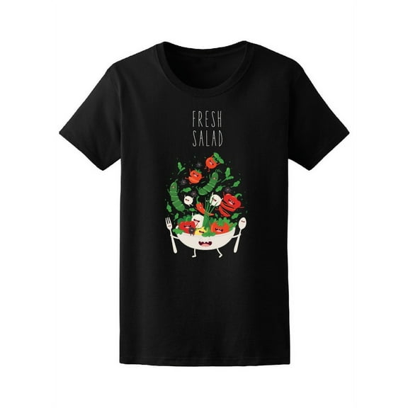 Funny Fresh Salad Tee Women's -Image by Shutterstock