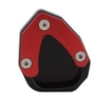 thumbnail image 3 of Placa de extensión de almohadilla para pata de cabra de motocicleta de aluminio de 2,4 x 3,1 pulgadas con llave de reparación Rojo, 3 of 8