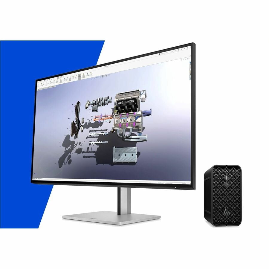 HP Z2 Mini G1a Workstation, 1 x AMD Ryzen AI MAX PRO 390, 32 GB, 512 GB SSD, Mini PC, Black