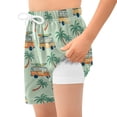 thumbnail image 4 of joogoo Retro Bus Palm Tree Boys Swim Trunks Beach Swimsuit Shorts Boxer 5-6T, 4 of 8