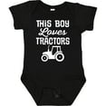 thumbnail image 3 of Inktastic Farming This Boy Loves Tractors Boys Baby Bodysuit, 3 of 5