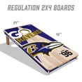 thumbnail image 3 of YouTheFan NFL Baltimore Ravens 2' x 4' Cornhole Game, 3 of 6