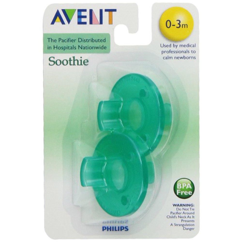 Philips Avent Soothie Pacifier, Green, 03 Months, 2 Count Walmart