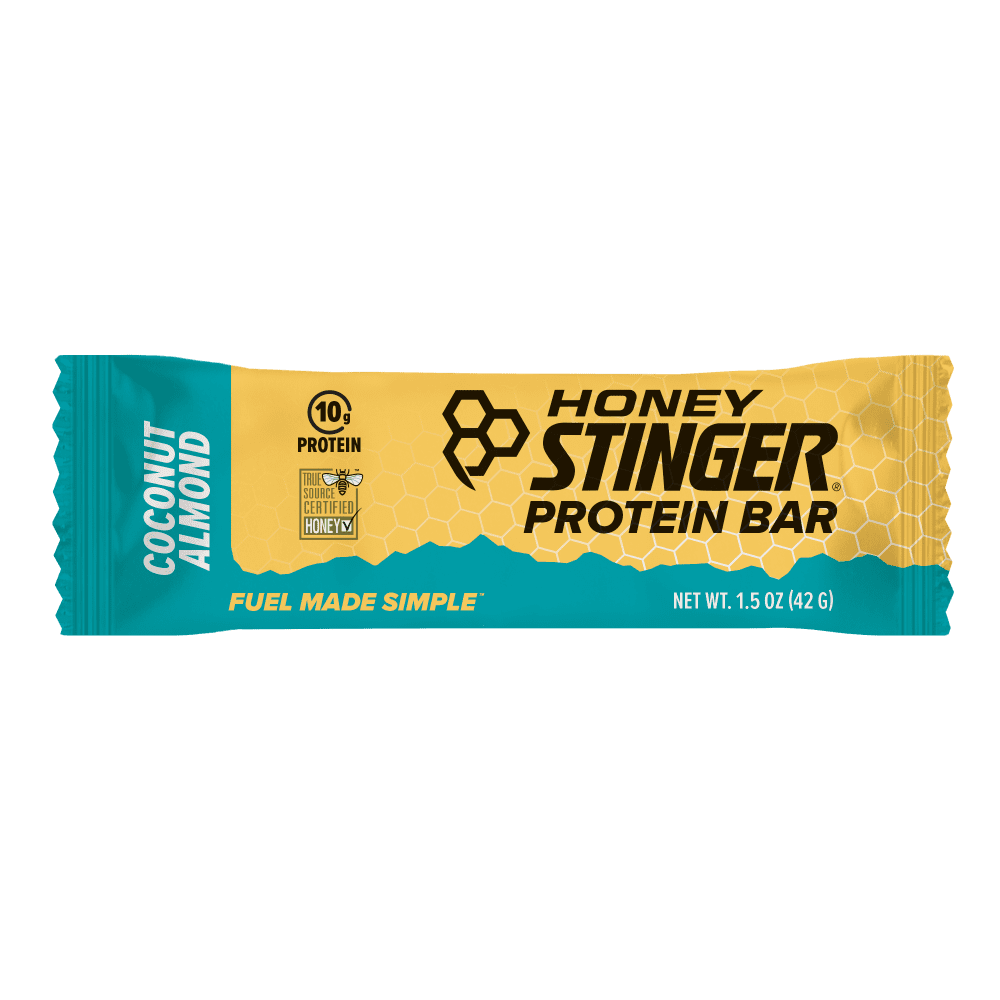 Honey Stinger Protein Bar, Dark Chocolate Coconut Almond, 10g Protein, 15 count