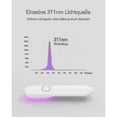 thumbnail image 2 of Lámpara de esterilización LED adecuada Mini 311nm Lámpara de fototerapia portátil Lámpara de fototerapia UV de banda estrecha portátil con temporizador Gafas de seguridad Tw, 2 of 3