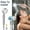 Clear, variant on Small Waist Turbocharged Transparent Handle Shower Head with One Click Water Stop and Integrated Filter for Household Bathing