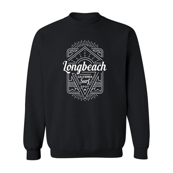 California Surf Spot Sweatshirt Men -Image by Shutterstock, Male Medium
