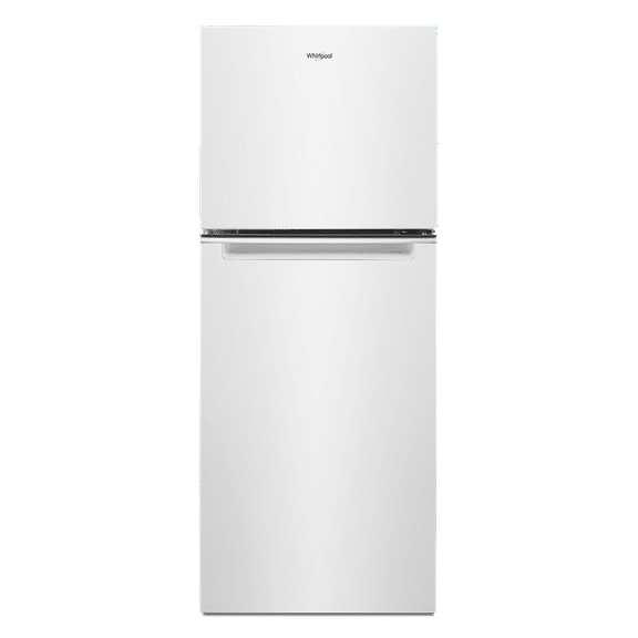 Whirlpool® New WRT112CZJW - 24-inch-Wide Small Space Top Mount-Freezer Refrigerator - 11.6 Cu. ft. ADA Compliant- Weight: 135 pounds- Depth: 28 3/8”- Height: 61 7/16”- Width: 24 3/8”