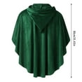 NASIQXB Women Fashion Casual Retro Hood Cloak Coat Role Playing Witch