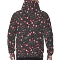 thumbnail image 7 of Naloa Valentine'S Day Men's Casual Hooded Collar Drawstring Hoodies Pullover Sweatshirts Casual Long Sleeve Shirts-Small, 7 of 7