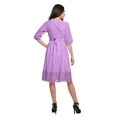 thumbnail image 3 of Moomaya Robe Midi Décontractée Unie pour Femmes à Manches Courtes Tenue d'Été Vêtements, 3 of 6