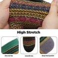 thumbnail image 4 of Women 5 Pairs Crew Socks Moisture Wicking Cotton Solid Socks Running Athletic Socks, 4 of 5